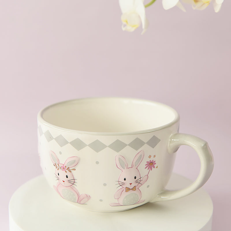 Easter Bunny Porcelain Soup mug
