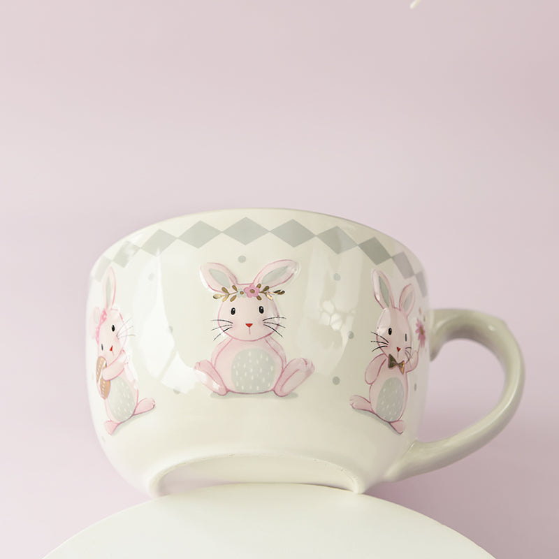 Easter Bunny Porcelain Soup mug